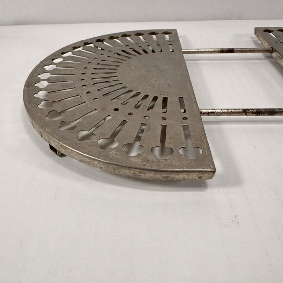 Vintage Kitchen Trivet Hot Plate Folding Aluminum Expandable Counter MCM Decor - Picture 6 of 11